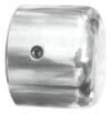 10 Tampas Acabamento Aluminio 1 Polegada P/ Manopla Academia