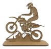 10 Troféus Prova De Moto Para Motocross Mdf 1328