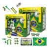 Kit Torcedor Brasil Copa do Mundo 2026 com bandeira e vuvuzela