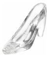 20 Sapato De Acrílico Cinderela Casamento 15 Anos 10cm