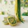 2000un Fita Copa Do Mundo Brasil De Plástico Verde E Amarelo Amarelo E Verde 2000 Fitas