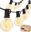 30m Inquebrável Varal Luz Corda G40 50 Lampadas Pátio Pub
