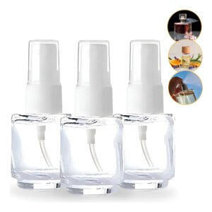 40 Frascos De Vidro Redondo 10ml Spray Amostras Perfume