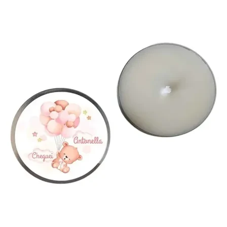 Promoção 40 Latinhas Velas Perfumadas Lembrancinha P/ Chá De Bebê Original Latinhas velas perfumadas lembrancinha chá de bebê