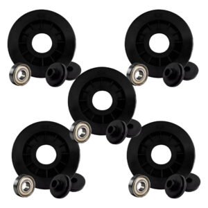 5 Unid Roldana Com Rolamento 100mm Para Aparelhos Academia