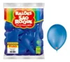 Pacote com 50 Balões Festa Aniversario Bexiga N°9 Grande Varias Cores São Roque
