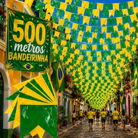 500 Metros De Bandeirinhas Varal Verde E Amarelo De Plástico 500 Metros Verde E Amarelo 500 Metros De Bandeirinhas Varal Verde E Amarelo De Plástico 500 Metros Verde E Amarelo