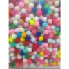 500 Mini Pompom Bolinha Artesanato 10 Mm/1.0 Cores Sortidas Cores Sortidas