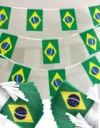 Bandeirinha Brasil Copa do Mundo Enfeite Festa Varal 27M