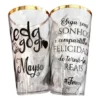 60 Copos Acrílico Mega Twister 500ml Personalizado Escolha Sua Cor