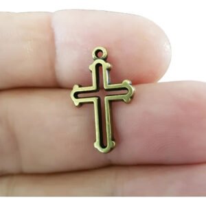 60 Mini Crucifixos Para Lembrancinhas E Artesanatos 2 Cores