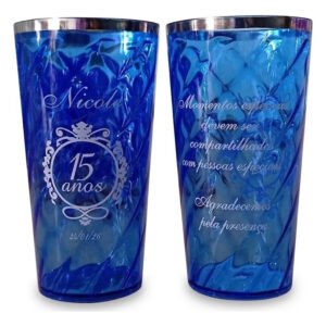 80 Copos Acrílico Mega Twister 500ml Personalizado