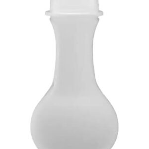 100 Botijas Plástico Branca Para Óleo 8 Ml Tampa Pressão