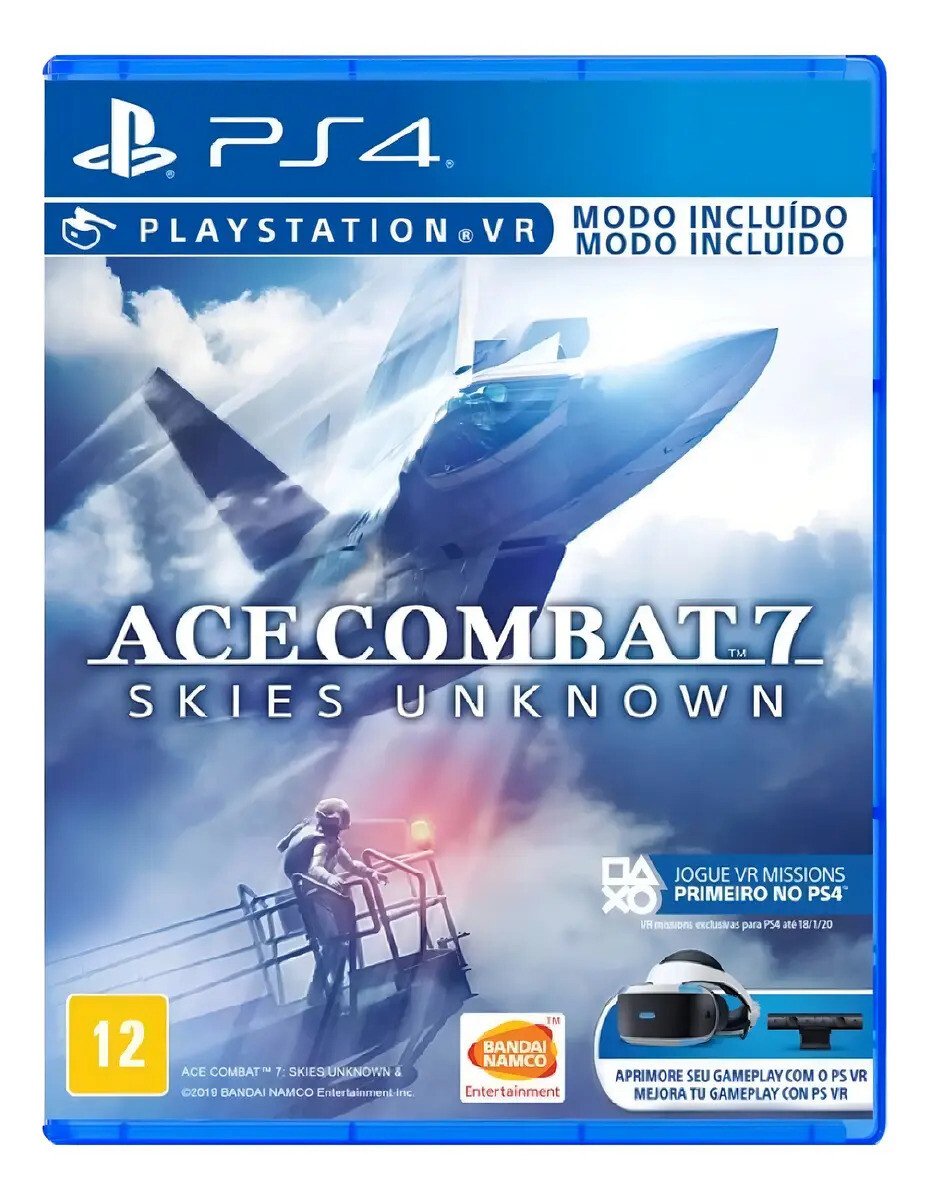 Ace Combat 7: Skies Unknown Standard Edition (físico) Ps4 Ace Combat 7: Skies Unknown Standard Edition (físico) Ps4
