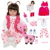 Adora Bebê Reborn Bonecas Realista De Silicone Menina 48 Cm