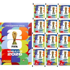 Álbum Copa Do Mundo 2026 Capa Mole + 84 Figurinhas