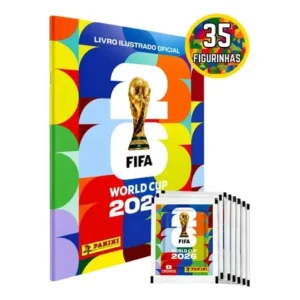 Álbum Figurinhas Oficial Copa Do Mundo 2026 + 35 Figurinhas