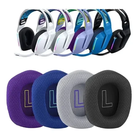 Almofadas Logitech G733 G335 G535 Oferta Especial Original Par de almofadas de reposição para fones Logitech G733, G335 e G535