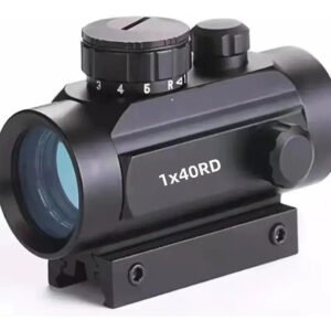 Aparelho De Pontaria Airsoft 1×40 Red Dot P/ Trilho 11mm
