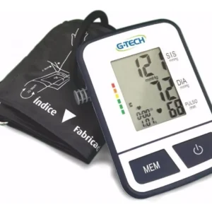 Aparelho de Medir Pressão Digital de Braço BSP11 G-Tech Branco com Braçadeira