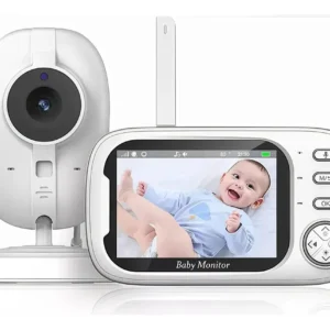 Babá Eletrônica ABM600 Yoredot com tela 3.5 polegadas, câmera e visão noturna