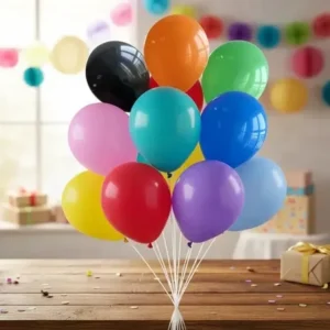 Balão Bexiga Látex Liso Festa Decoração 7 Polegadas 25 Unidades
