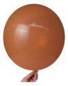 Balão redondo liso laranja 24 polegadas Bello Festas kit 3 unidades para festa de aniversário