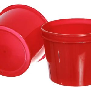 Baldinho De Pipoca 1,5lt Para Personalizar – 20 Unidades Cor Vermelho