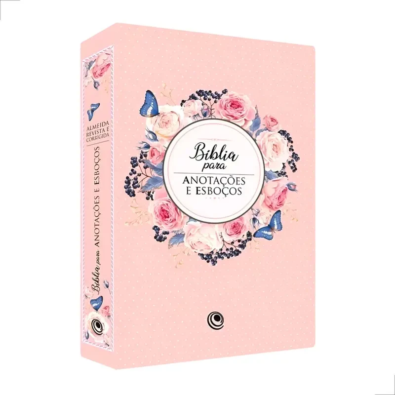Bíblia Arc Para Anotações E Esboços Capa Luxo Floral Rosa Bíblia Arc Para Anotações E Esboços Capa Luxo Floral Rosa