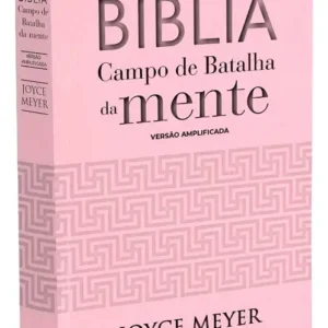 Bíblia Campo De Batalha Da Mente | Joyce Meyer | Luxo Rosa