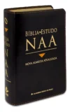 Bíblia De Estudo Naa Letra Normal Capa Sintético Preto Nova Almeida Atualizada Editorial Sociedade Bíblica do Brasil