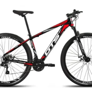 Bicicleta Aro 29 Gts Alumínio Rdx 24v Freio A Disco Cor Preto/vermelho Tamanho Do Quadro 21