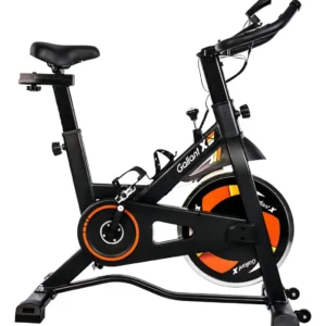 Bicicleta Ergométrica Gallant Elite X Spinning GSB08HBTA-PT preta com roda de inércia 8kg e computador