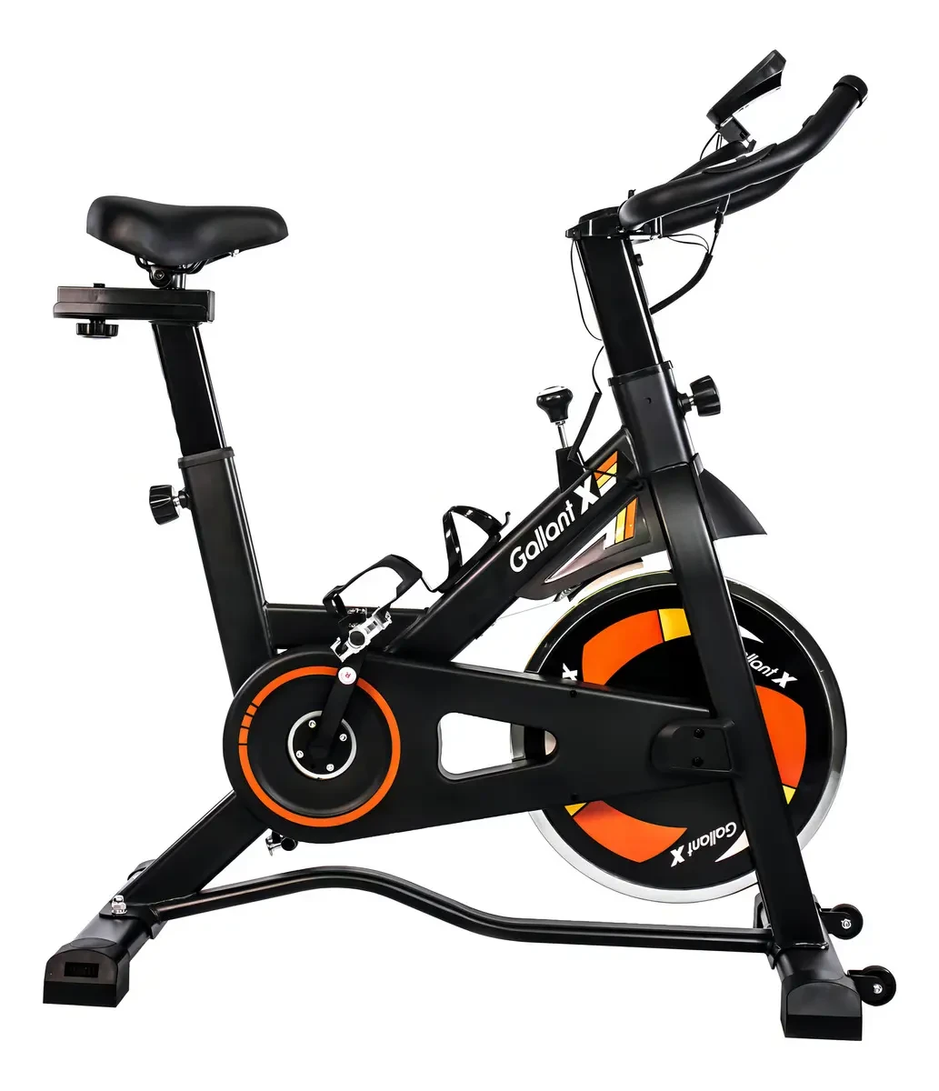 Bicicleta Ergométrica Spinning Gallant Elite X 8kg Frete Grátis Bicicleta Ergométrica Gallant Elite X Spinning GSB08HBTA-PT preta com roda de inércia 8kg e computador