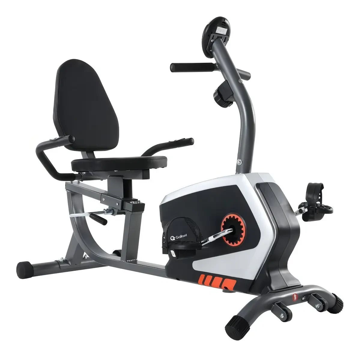 Bicicleta Ergométrica Magnética Horizontal Gallant Elite Desconto Frete Grátis Bicicleta Ergométrica Magnética Horizontal Gallant Elite preto sobre fundo neutro