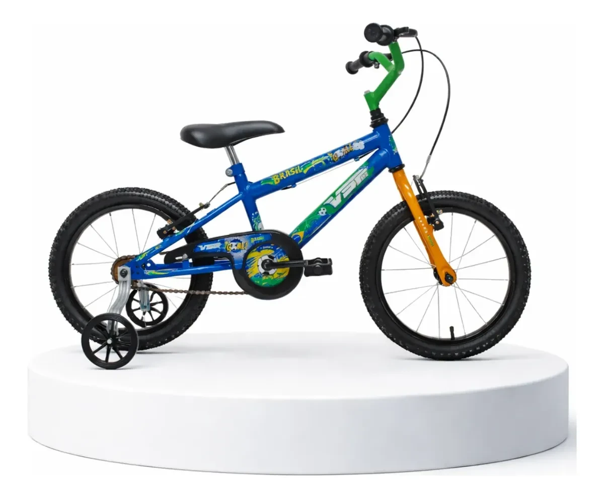 Bicicleta Infantil Aro 16 Para Meninos Com Rodinhas Brasil Bicicleta Infantil Aro 16 Para Meninos Com Rodinhas Brasil