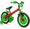 Bicicleta Infantil Aro 16 Star Boy Menino 4 À 6 Anos Com Rodinha – Vermelho / Verde