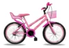 Bicicleta Infantil Feminina Aro 20 Com Cadeirinha De Boneca Cor Rosa