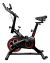 Bicicleta Spinning Liftness SP50 Ergométrica Semi Profissional preta com tela LCD