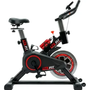 Bicicleta Spinning LTX Fit LT311S Preto com Squeeze de Brinde para exercícios em casa