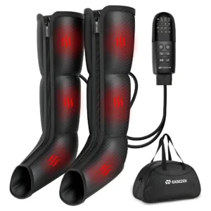 Botas de Compressão Pneumática Massageador Eletrico para Alívio de Dores e Circulação EaseZen