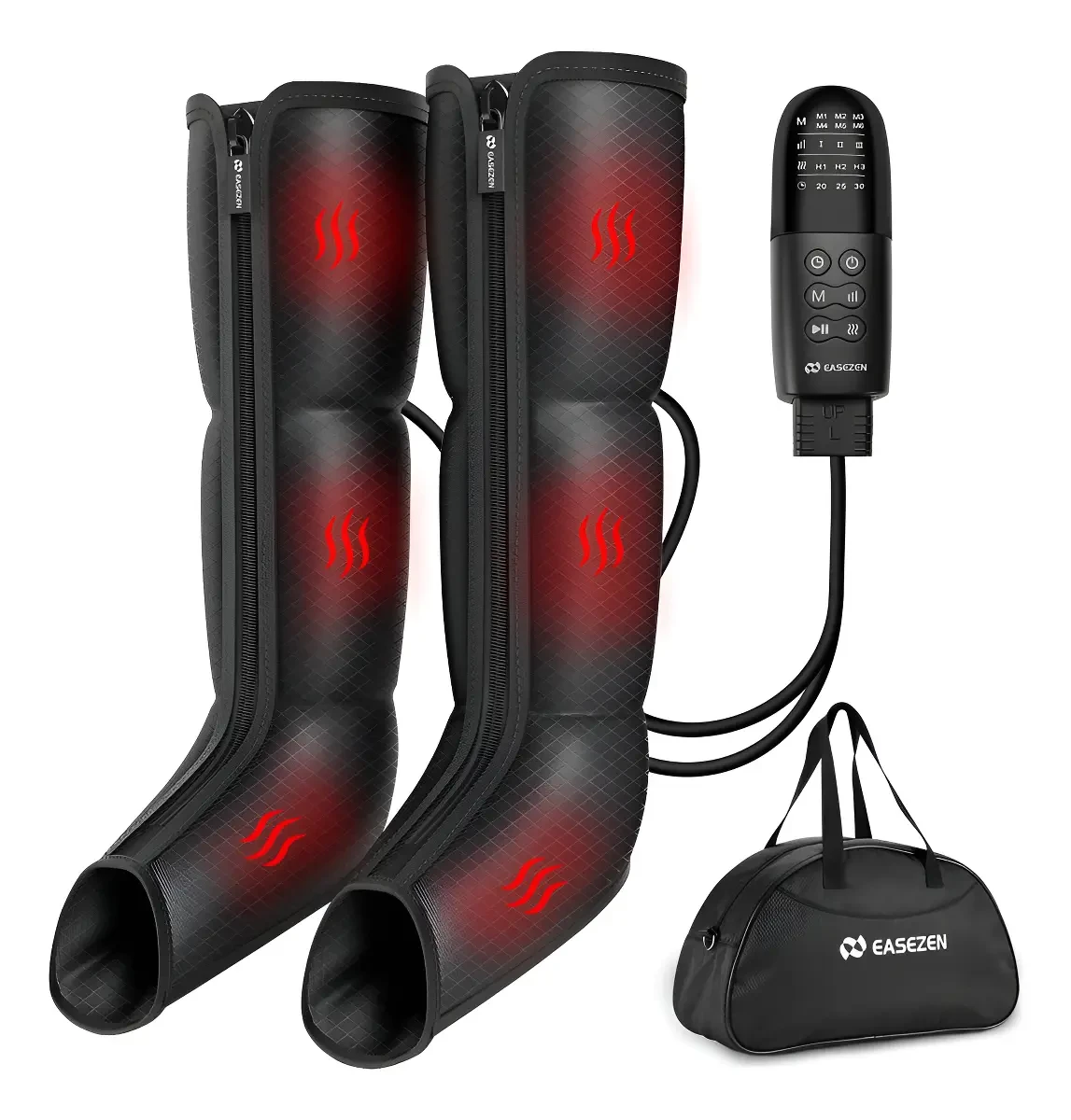 Botas de Compressão Pneumática EaseZen Frete Grátis Botas de Compressão Pneumática Massageador Eletrico para Alívio de Dores e Circulação EaseZen