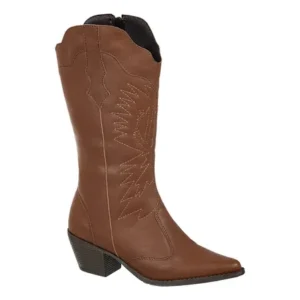 Botas Femininas Texana Rodeio Country Cano Alto Bico Fino Oferta