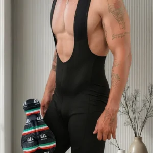 Bretelle Masculino Ciclismo Forro Gel D100 Way Alta Performance