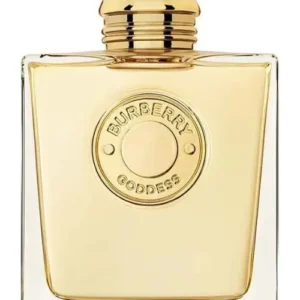 Frasco do Perfume Burberry Goddess Feminino Edp 50ml com design elegante e lacre dourado