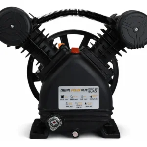 Cabeçote Compressor Pró Euro 10 Pcm Pés 140 Psi Libras, cor preto