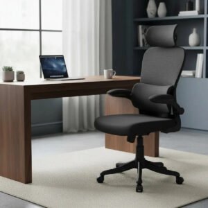Cadeira Escritório Ergonômica B500 Mulltx Cor Preto Suporte Lombar Tecido Mesh