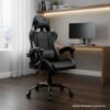 Cadeira Gamer Tgt Heron Tc2, Preto, Tgt-hrtc-bl03 Couro Sintético