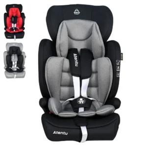 Cadeirinha Infantil para Carro Atentu Preta 9-36kg com Cinto de Segurança