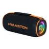 Caixa De Som Bluetooth Portátil 40w H’maston Tn22 Rgb Tws Preto 127/220v